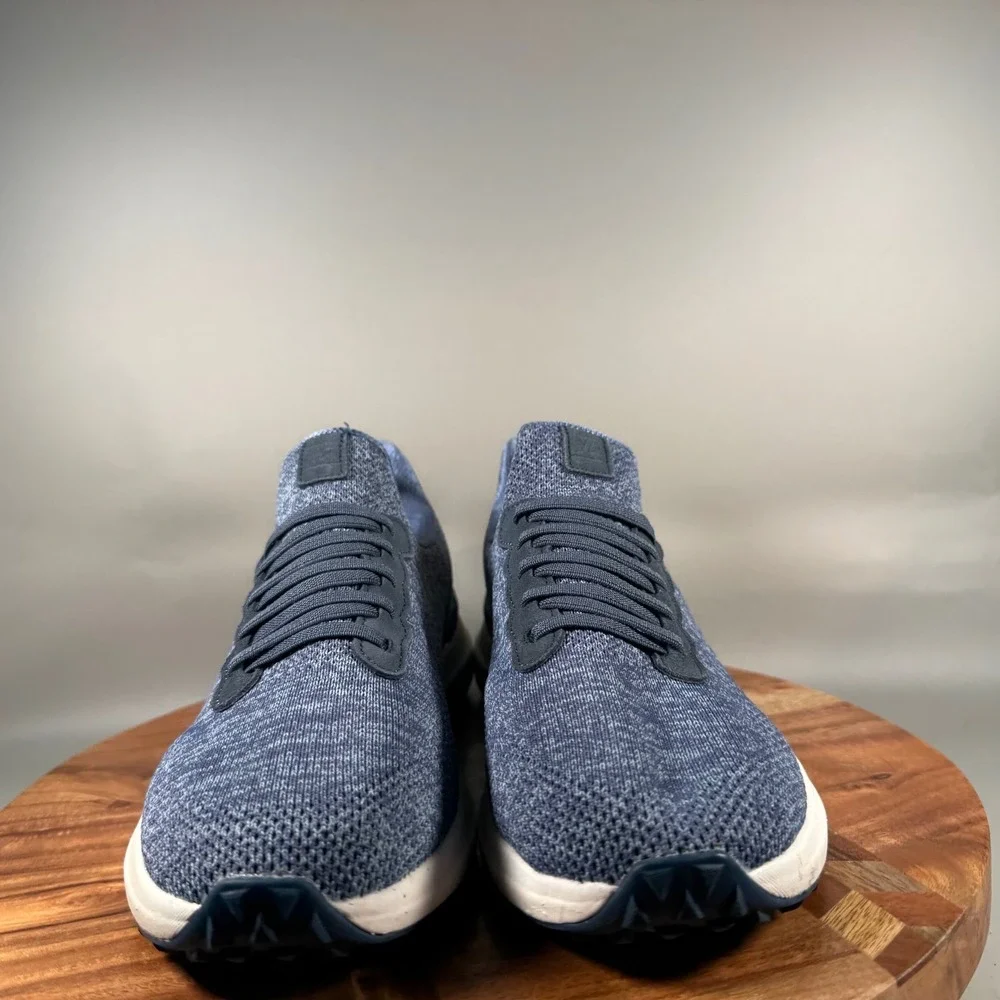 johnnie-O Knit Range Runner 2.0 Spikeless Golf Shoes Mens 9.5 Blue Heathered